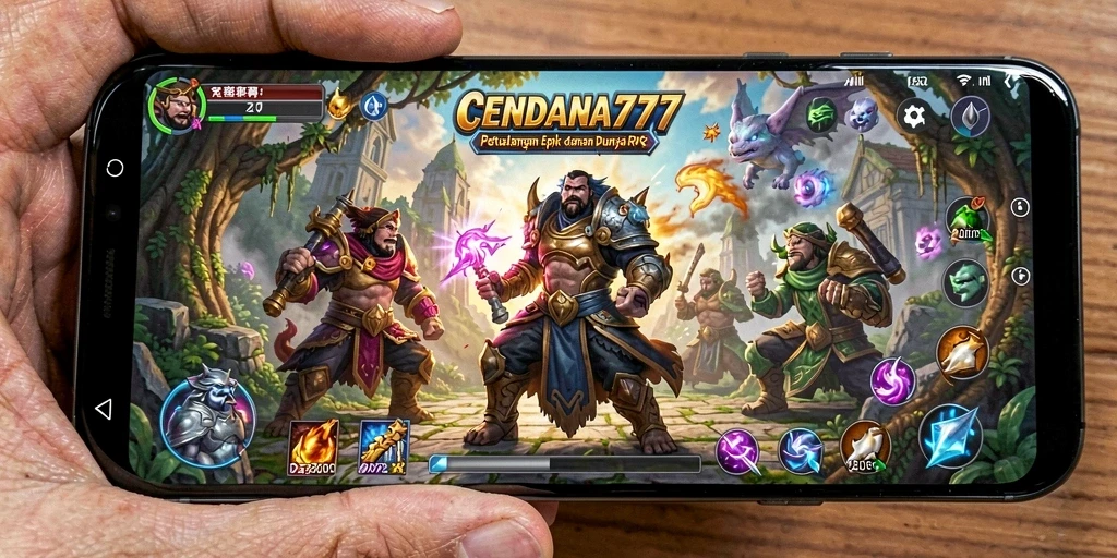 Screenshot menampilkan pertarungan mendebarkan dalam CENDANA777.