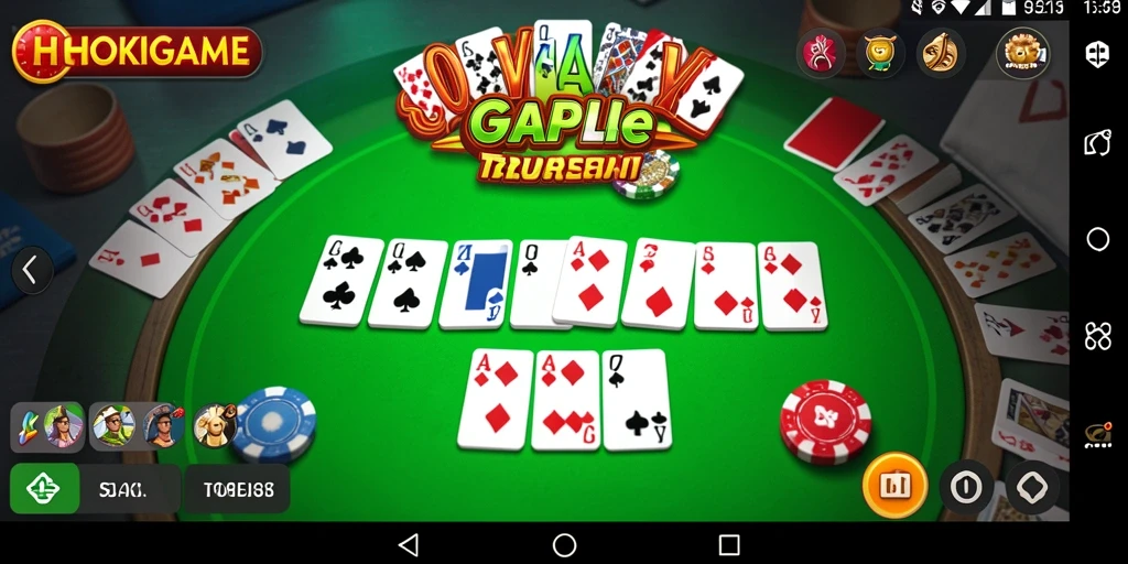 Tampilan gameplay HOKIGAME yang menarik dan penuh warna.