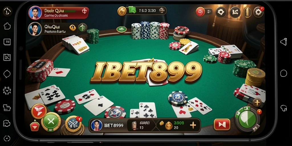 Screenshot menampilkan gameplay seru QiuQiu di IBET899.