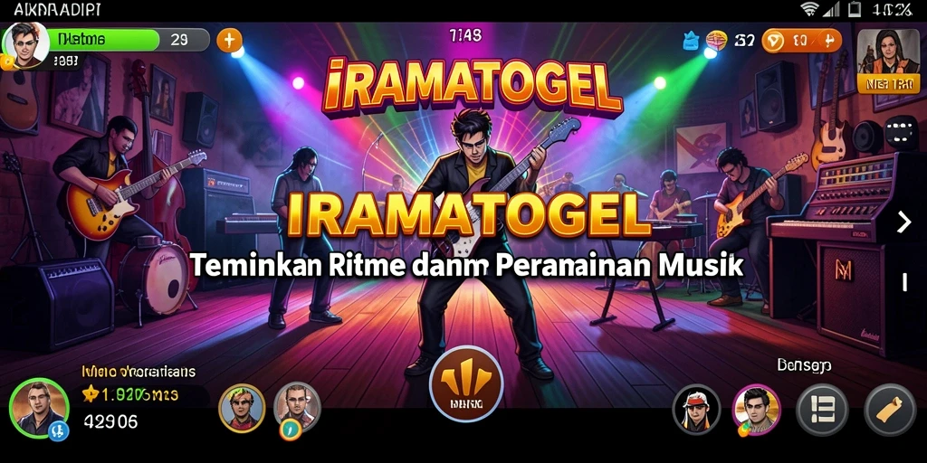 Tampilan gameplay utama IRAMATOGEL saat pemain beraksi.