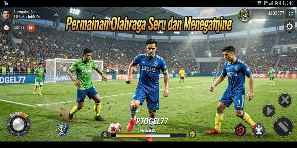 Tangkapan layar utama JPTOGEL77 menampilkan keseruan bermain olahraga.