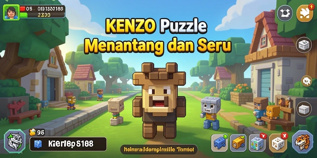 Tampilan gameplay KENZO188 dengan elemen Puzzle yang menarik.