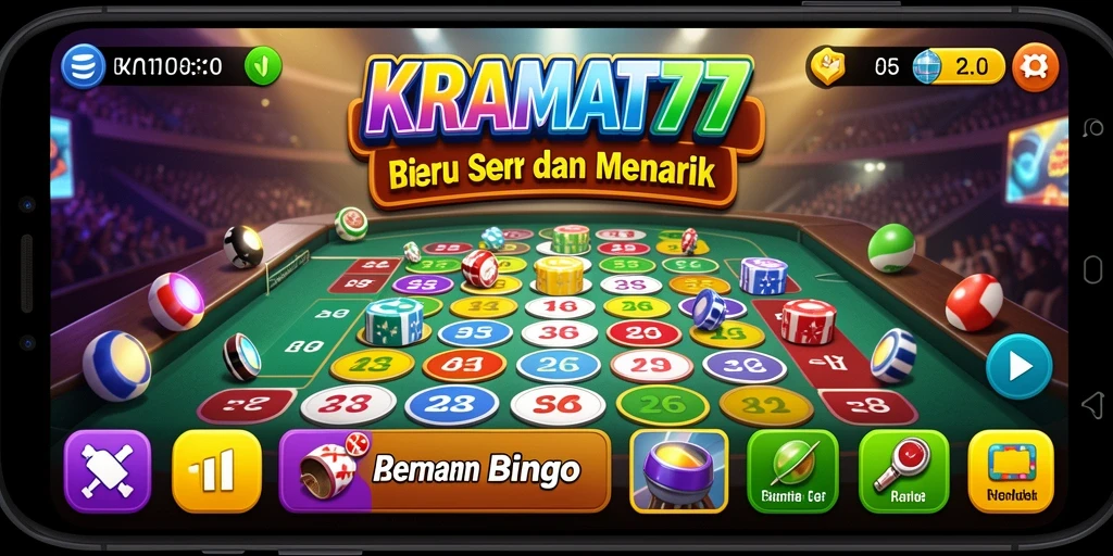Tampilan gameplay KRAMAT77 yang seru dan interaktif.