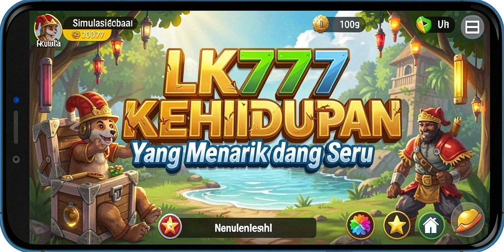 Screenshot gameplay LK777 yang menunjukkan aktivitas seru dalam simulasi kehidupan.