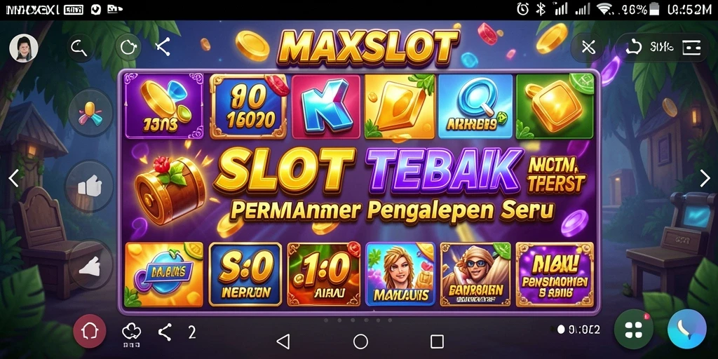 Tampilan gameplay MAXSLOT yang seru dan menghibur.