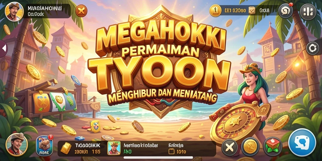 Tampilan gameplay <strong>MEGAHOKI</strong> yang menarik dan interaktif.