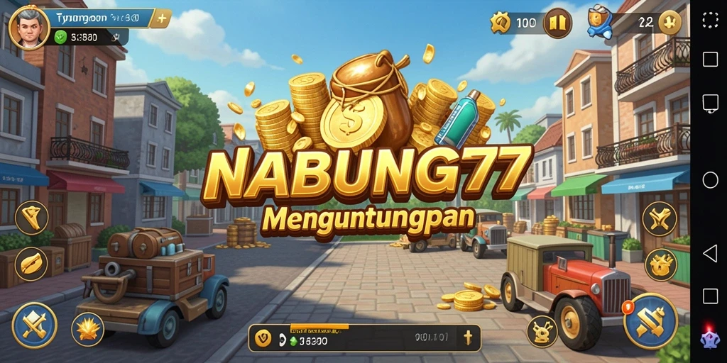Screenshot gameplay NABUNG77 dengan aktivitas Tycoon yang mengasyikkan.