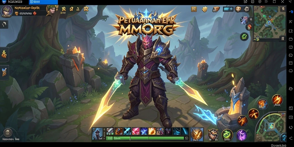 Gameplay seru dan grafik menawan di NOX123 MMORPG.