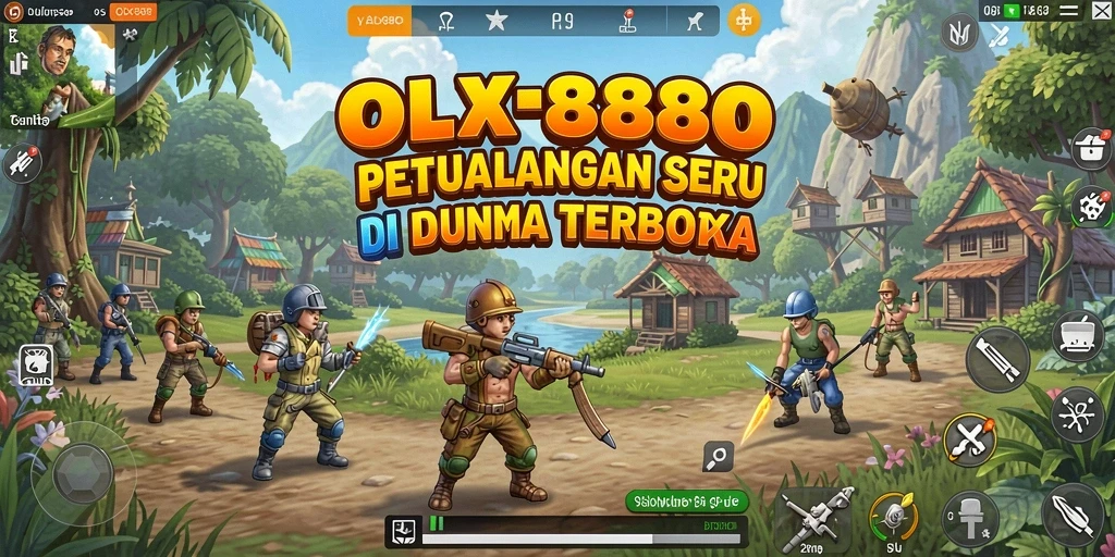 Tampilan gameplay Open World yang mendebarkan di OLX888.