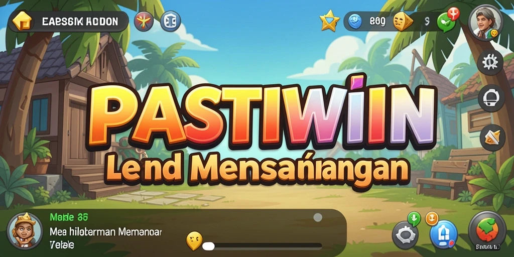 Tampilan gameplay PASTIWIN yang menarik dan interaktif dalam genre Idle.