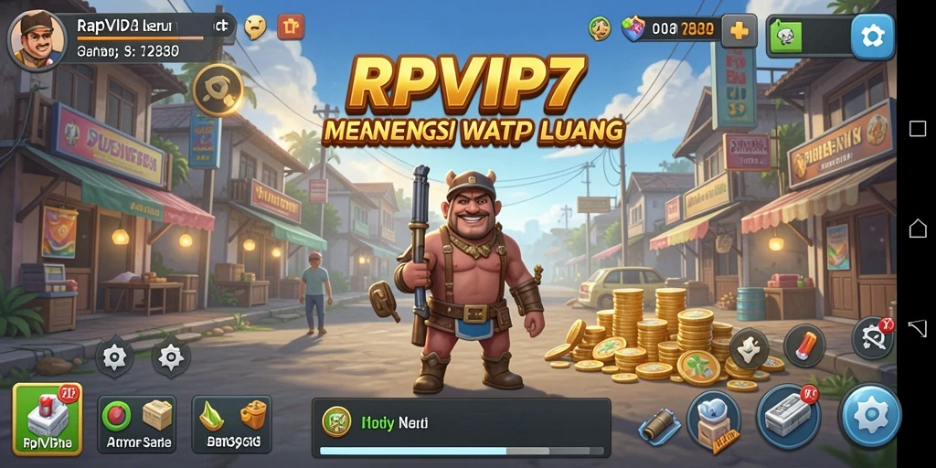 Tampilan gameplay idle RPVIP7 yang menarik dan interaktif.
