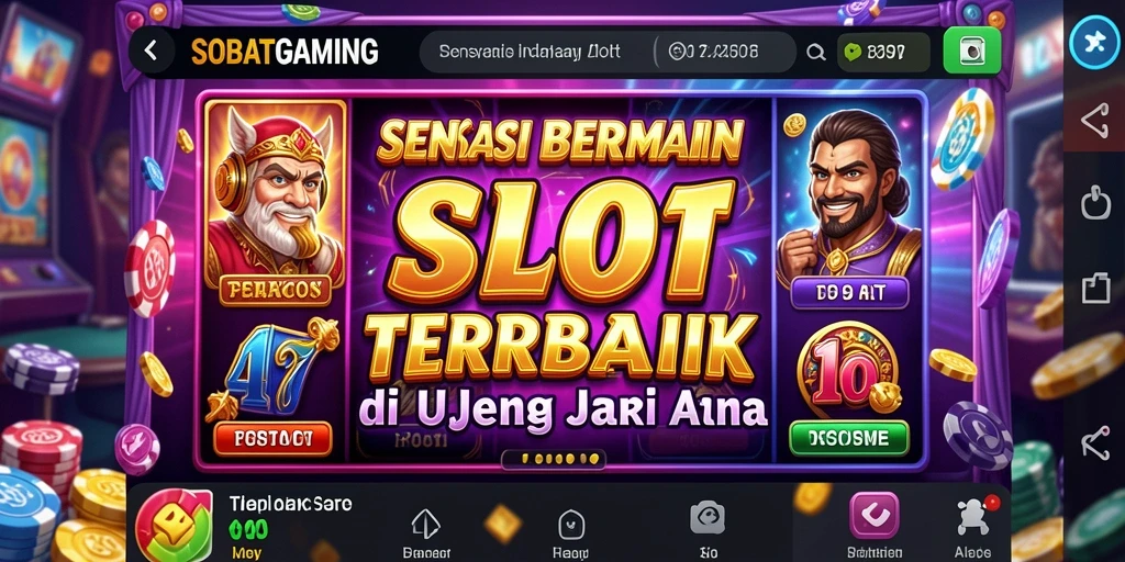 Tangkapan layar gameplay SOBATGAMING yang menunjukkan aksi seru permainan Slot.